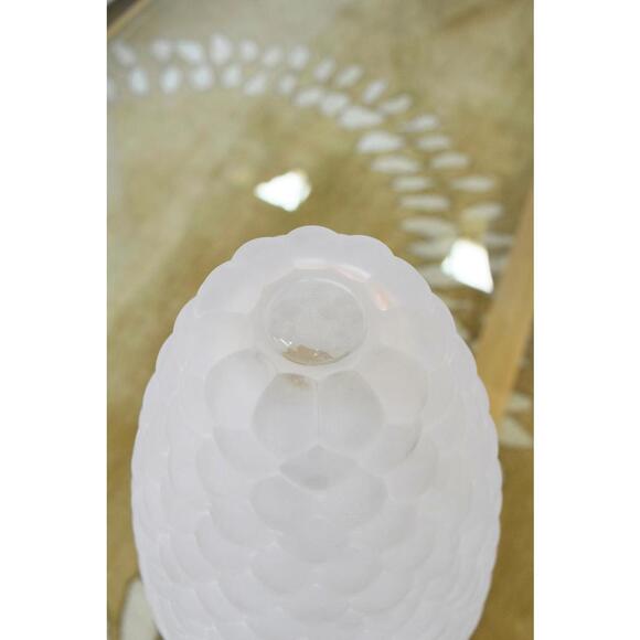 Orrefors Frosted Raspberry Vase - Picture 5 of 5